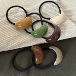 Bandes de cheveux élastiques à la mode coréenne, accessoires pour cheveux, couvre-chef, support queue de cheval, chouchou pour femmes et filles, nouvelle collection 2025