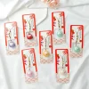 sac porte clés chat porte bonheur japonais, pendentif cloches, porte clés daruma, bonne fortune, charme de richesse, cadeau de bijoux