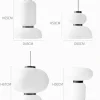 lampe en papier de riz minimaliste moderne chez l'habitant japonais noguchi courageux lampe suspendue en papier de riz fait à la main style médiéval wabi sabi