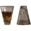 tasse à thé en verre de style japonais, tasse à saké faite à la main, verre de dégustation de whisky de bar, verre à boire transparent pour liqueur, tasse élégante