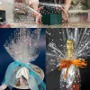 papier d'emballage en plastique transparent, 1 pièce, emballage cadeau, décorations de fête d'anniversaire et de mariage, fournitures de réception cadeau pour bébé pour enfants