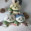 chiikawa usagi hachiwara kyoto matcha poupée en peluche mignon porte clés pendentif peluche pour enfants collectionneurs bureau décoration cadeau