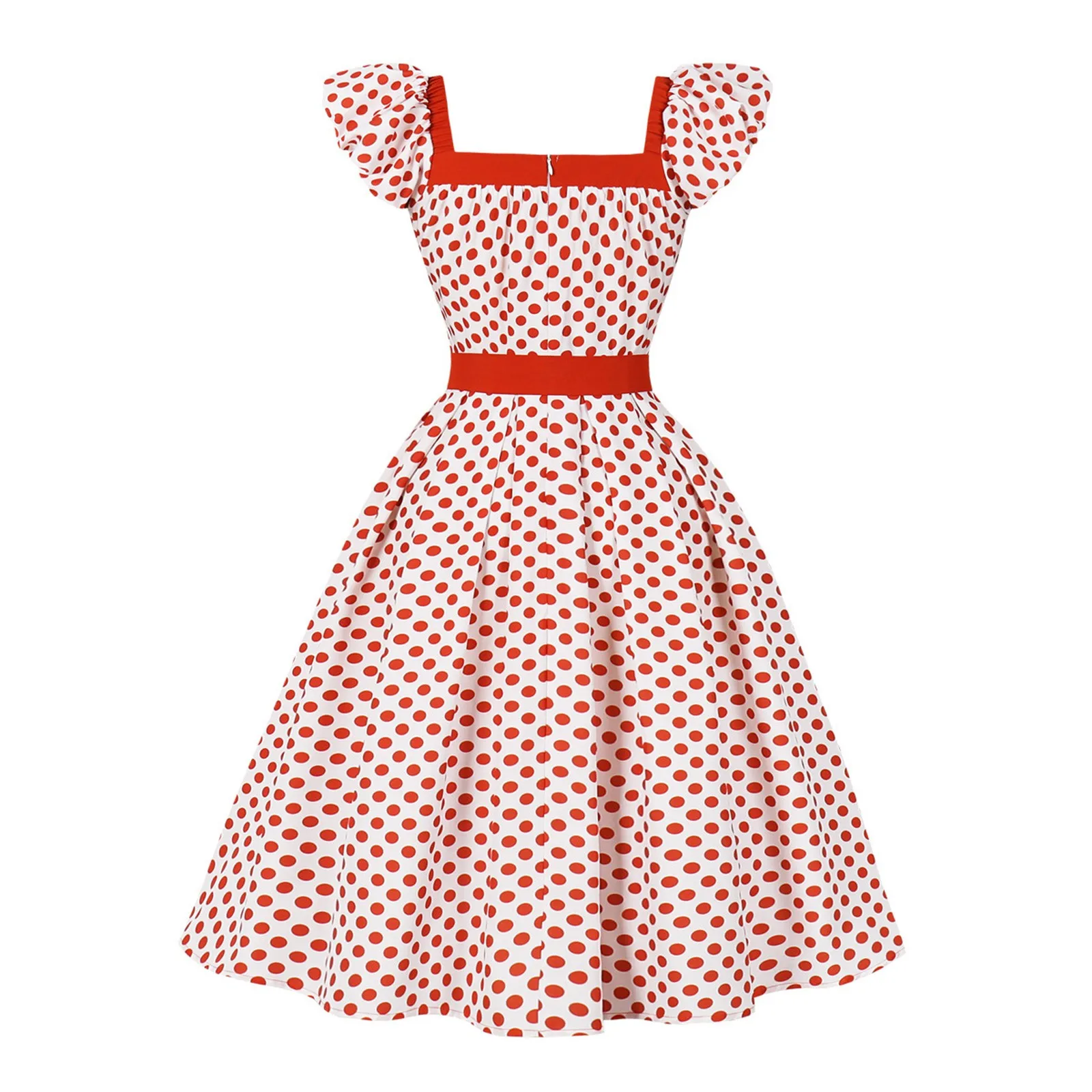 robe vintage kawaii vintage swing une ligne tenue décontractée pour l'été à pois imprimé patchwork élégant tenue de bureau robe de vacances robe vintage kawaii vintage swing une ligne tenue décontractée pour l'été à pois imprimé patchwork élégant tenue de bureau robe de vacances
