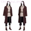star de film cosplay wars obi wan kenobi cosplay costume jedi robe adulte hommes halloween obi wan kenobi costume tenue sur mesure
