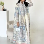 Robe plissée arabe dubaï pour femmes, vêtements de mode formels, Robe longue de soirée de luxe, grande taille, manteaux à manches longues