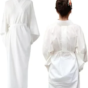 Robe Kimono japonaise traditionnelle pour femmes, sous-vêtements Yukata, longue féejuban, manches 3/4 Robe Kimono japonaise traditionnelle pour femmes, sous-vêtements Yukata, longue féejuban, manches 3/4