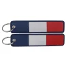 porte clés avec étiquette brodée sakura prédire pour femme, porte clés japonais, aucune fleur, voiture, mode, bijoux, accessoires, cadeaux, 1pc