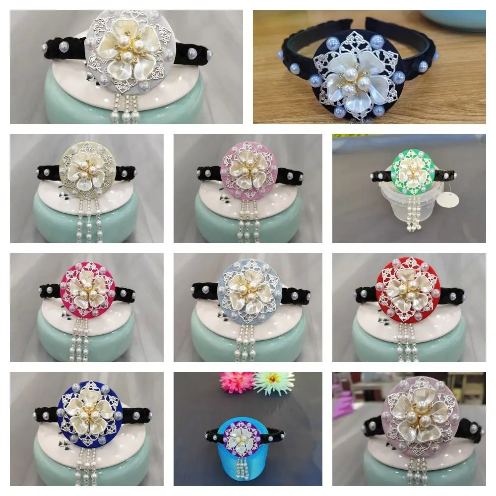 mode fleur coréenne bandeau perle perlée hanbok bandeau style ethnique traditionnel scène danse cheveux cerceau enfants mode fleur coréenne bandeau perle perlée hanbok bandeau style ethnique traditionnel scène danse cheveux cerceau enfants