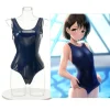 Anime Style école japonaise bleu marine SUKUMIZU maillot de bain Kawaii serré body maillot de bain Cosplay Costume fille Gym Costume maillots de bain