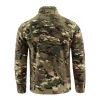veste polaire de camouflage d'extérieur, cardigan polaire double face, veste tactique, combinaison d'alpinisme chaude