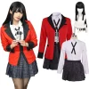 Costume de Cosplay Anime Kakegurui Jabami Yumeko, Costume d&rsquo;halloween Sayaka, joueur compulsif, uniforme JK pour écolières japonaises, Halloween Cos