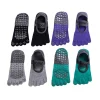 chaussettes de yoga dos nu, antidérapantes, à cinq orteils, pilates, sport, fitness, séparateur d'orteils, pour femmes, nouvelle collection