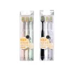 3 pièces/ensemble japonais brosse à dents à poils souples à tête large adulte couple ménage brosse à dents premium à poils souples fins зуб coi щетка