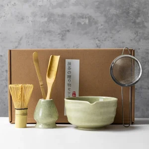 Ensemble de fouets Matcha en bambou, bol à thé en céramique, outils de fabrication de thé traditionnels japonais, accessoires de cuisine à domicile, cadeau, 4 5 6 pièces Ensemble de fouets Matcha en bambou, bol à thé en céramique, outils de fabrication de thé traditionnels japonais, accessoires de cuisine à domicile, cadeau, 4 5 6 pièces