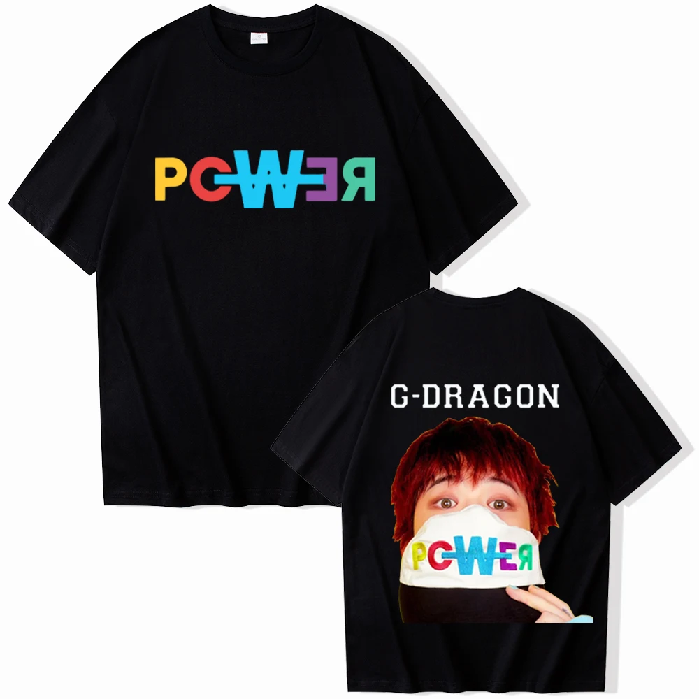 g dragon power t shirt homme femmes harajuku col rond été chemise décontractée g dragon power t shirt homme femmes harajuku col rond été chemise décontractée