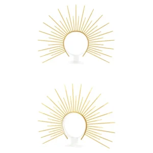 Mode soleil dieu Halo bandeau étoile or COSPLAY cheveux cerceau lune le Halo de la vierge marie Halloween bandeau Halloween chapeaux Mode soleil dieu Halo bandeau étoile or COSPLAY cheveux cerceau lune le Halo de la vierge marie Halloween bandeau Halloween chapeaux