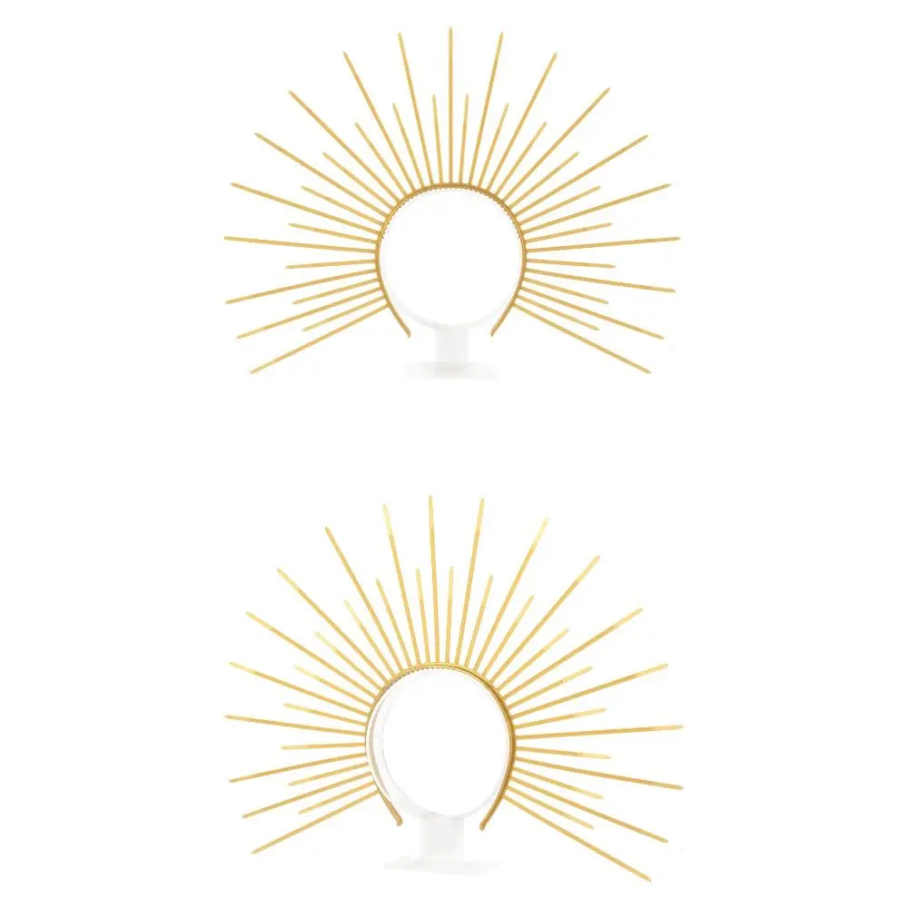 Mode soleil dieu Halo bandeau étoile or COSPLAY cheveux cerceau lune le Halo de la vierge marie Halloween bandeau Halloween chapeaux Mode soleil dieu Halo bandeau étoile or COSPLAY cheveux cerceau lune le Halo de la vierge marie Halloween bandeau Halloween chapeaux