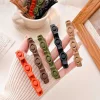 Barrettes latérales simples tressées, pince à cheveux en plastique de Style coréen, pince à bec de canard, épingle à cheveux, frange pour femmes/filles