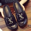 Pantoufles de Luxe à Plateforme pour Femme, Chaussures Décontractées d&rsquo;Extérieur, Sandales à la Mode
