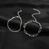bracelets réglables scintillants couleur argent pour femmes, bracelet fin élégant, nouveaux bijoux cadeaux de fête de mariage