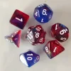 7/ensemble de dés dragon bicolores, jeux de bureau classiques, parfaits pour les rassemblements d'amis en famille, accessoires de jeux de société