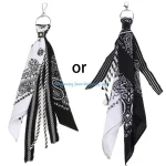 573b Paisley Bandana Kerchief portefeuille Biker Biker Headscarf Jean Pants Keychain