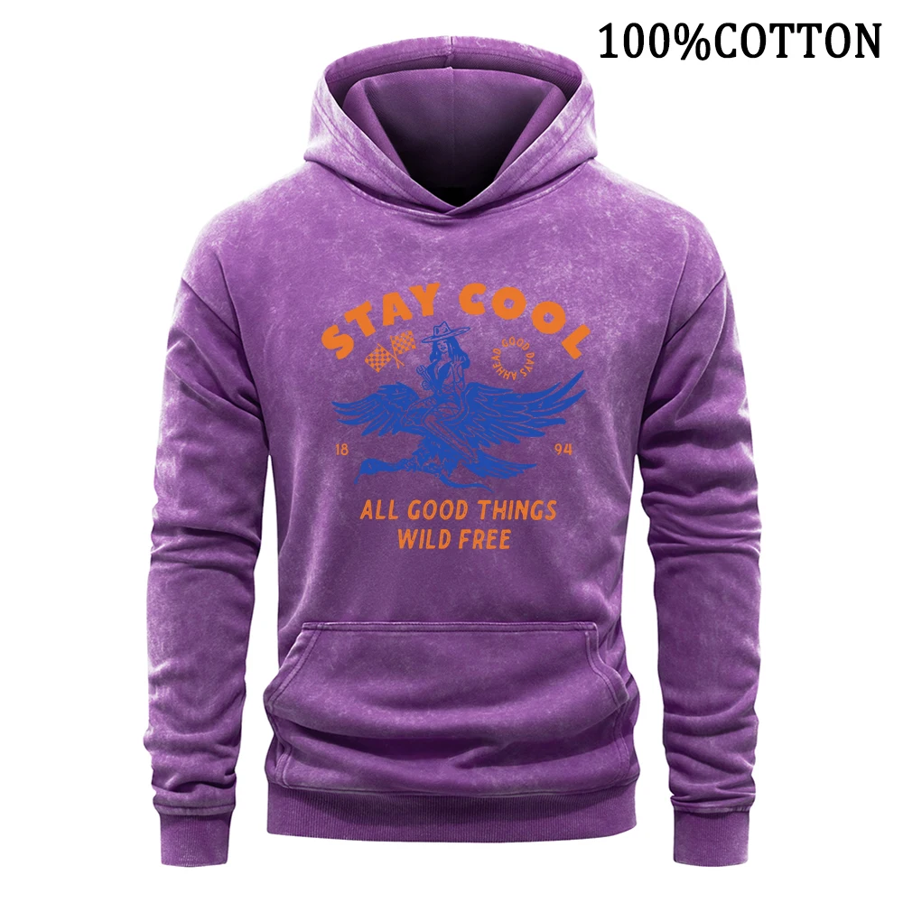 Sweat à Capuche Vintage 100% Coton Délavé pour Homme, Pull Confortable, Chemise de dehors, Automne Sweat à Capuche Vintage 100% Coton Délavé pour Homme, Pull Confortable, Chemise de dehors, Automne