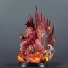 38 cm/14.96in anime dragon ball figure kaiouken goku figurines d'action pvc statue bureau ornement collection modèle jouets cadeaux