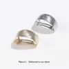 Épingle à cheveux simple coréenne pour femmes, mode élastique, barrettes en alliage d'argent doré, support queue de cheval, accessoires pour cheveux