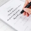 Cahier anglais pour livres de calligraphie pour adultes, écriture de mots, livre de pratique d&rsquo;anglais imprimé italien et italien