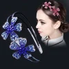 fille bandeau domand cheveux cerceau avec équipement anti dérapant femmes cheveux cerceau fleur bandeau coréen bandeaux strass bandeau