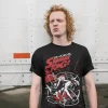 t shirt japonais anime shaman king, ychaînes asakura
