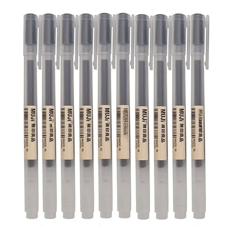 6/8 pièces/ensemble MUJIS stylo Gel noir/rouge/bleu 0.38/0.5mm encre japon couleur stylo bureau école stylo à bille japonais Kawaii papeterie 6/8 pièces/ensemble MUJIS stylo Gel noir/rouge/bleu 0.38/0.5mm encre japon couleur stylo bureau école stylo à bille japonais Kawaii papeterie