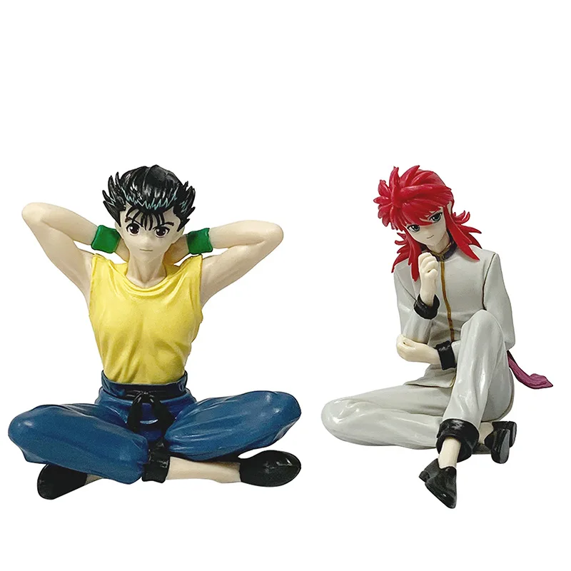 yuyu hakusho – figurine de dessin animé à plusieurs rôles, position assise, modèle de collection pour garçons, décoration de bureau, jouets d'ornement, cadeaux yuyu hakusho – figurine de dessin animé à plusieurs rôles, position assise, modèle de collection pour garçons, décoration de bureau, jouets d'ornement, cadeaux