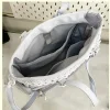 sac à bandoulière transparent de style japonais, joli sac ita décontracté texturé couleur bonbon pour filles, sacs de rangement légers à bandoulière