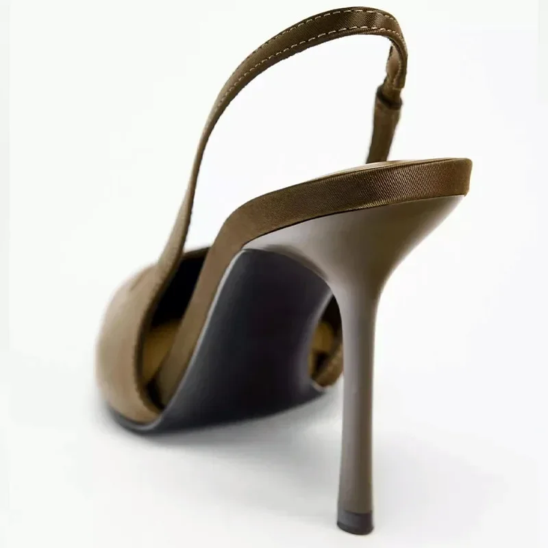2025 nouvelles sandales à talons d'été élégantes sangle arrière escarpins de créateur femmes sexy bout pointu talons hauts mode banquet robe chaussures 2025 nouvelles sandales à talons d'été élégantes sangle arrière escarpins de créateur femmes sexy bout pointu talons hauts mode banquet robe chaussures