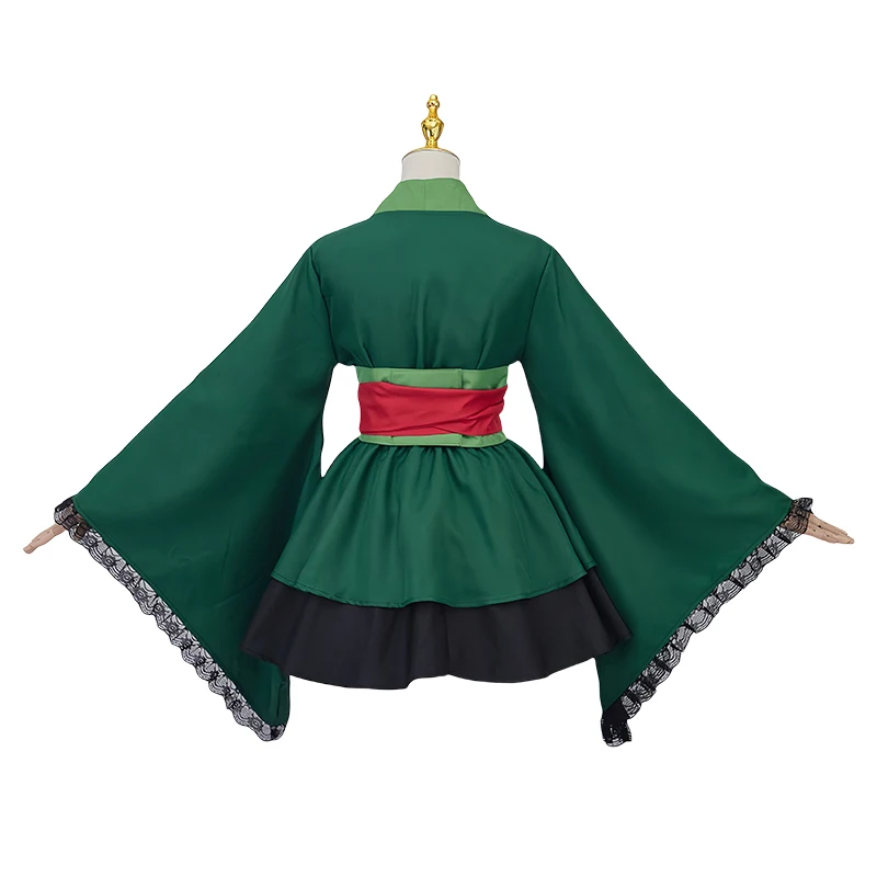 anime femmes roronoa zoro cosplay costume kimono uniforme zoro perruque robe tenue pour femme hommes halloween costume pour bande dessinée con anime femmes roronoa zoro cosplay costume kimono uniforme zoro perruque robe tenue pour femme hommes halloween costume pour bande dessinée con