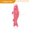 patkaw banderole de carpe japonaise, cerf volant koinobori, chaussettes à vent avec sensation de poisson, bannières, décoration dorée