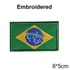 patchs de drapeau en pvc/broderés, uk, espagne, france, allemagne, états unis, russie, badge à crochet tactique, emblème d'épaule en caoutchouc, applique