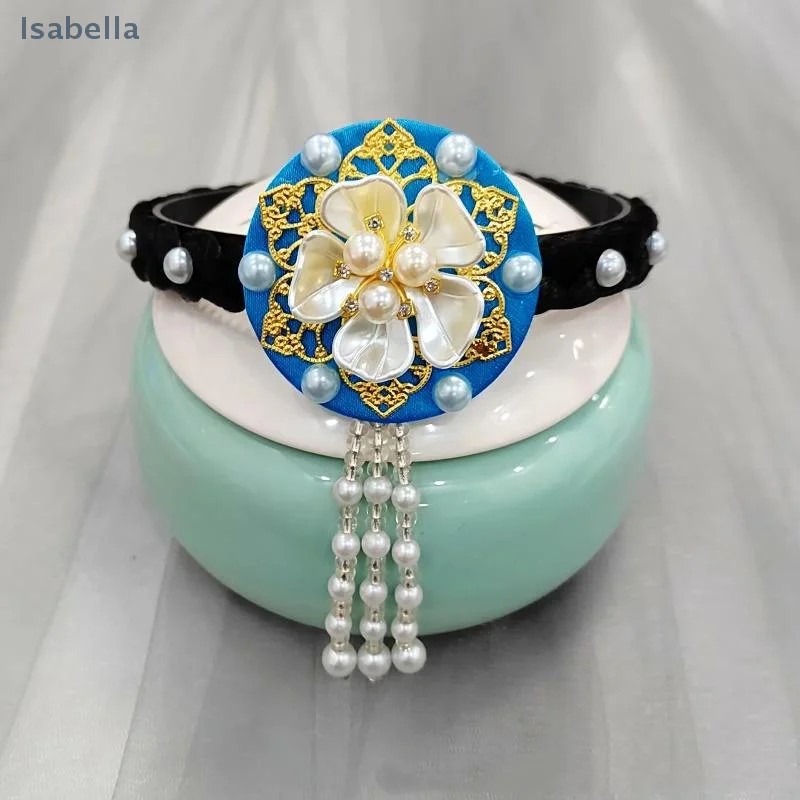 ♥ bandeau hanbok traditionnel coréen, ruban classique, accessoires pour cheveux, cerceau pour danse sur scène ♥ bandeau hanbok traditionnel coréen, ruban classique, accessoires pour cheveux, cerceau pour danse sur scène 