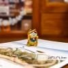 ornements de bureau chat porte bonheur mignon, décoration porte bonheur, artisanat créatif en résine, modèle miniature, décor de bureau, petit cadeau pour amis