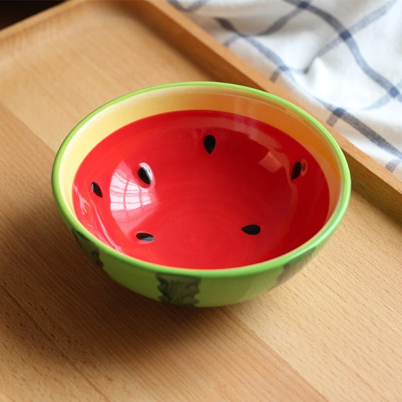 bol à nouilles en forme de fruit de dessin animé japonais de 5 pouces, bol de riz en céramique pour la maison, vaisselle de restaurant, plats à manger, bols à soupe bol à nouilles en forme de fruit de dessin animé japonais de 5 pouces, bol de riz en céramique pour la maison, vaisselle de restaurant, plats à manger, bols à soupe