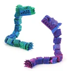 Modèle tridimensionnel de dragon imprimé en 3D, décoré d’écailles et de cornes, simulation de dragon et de serpent, accessoire mobile Modèle tridimensionnel de dragon imprimé en 3D, décoré d’écailles et de cornes, simulation de dragon et de serpent, accessoire mobile