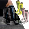 chaussettes de ski respirantes pour hommes et femmes, chaussettes au dessus du mollet, chaussettes de performance de sports de plein air, chaussettes d'optique coordonnantes, chaussettes de randonnée