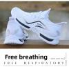 hommes chaussures sans lacet mode baskets mâle sport chaussures de course respirant gymnastique entraînement marche tennis chaussures antidérapant entraînement appartements