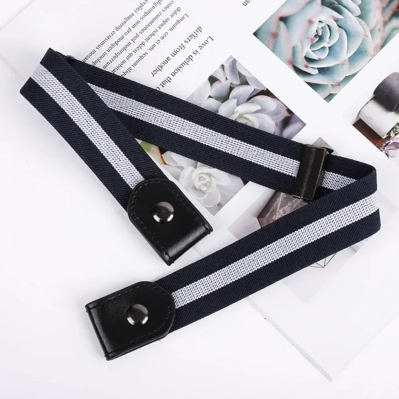 ceinture élastique réglable en toile, invisible, sans boucle, pour femmes et hommes, pantalon en jean, robe, sans boucle, facile à porter, 2024 ceinture élastique réglable en toile, invisible, sans boucle, pour femmes et hommes, pantalon en jean, robe, sans boucle, facile à porter, 2024