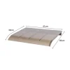 auvent de porte avant, auvent de fenêtre transparent, couverture d'auvent pour balcon extérieur, entrée, robuste pour l'avant