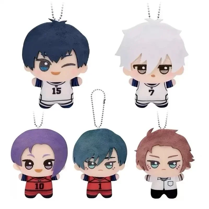 Porte-clés pendentif en peluche avec serrure bleue, 10cm, Yoichi Isagi Nagi Seishiro Mikage Reo Rin Itoshi Itoshi Sae, poupée d’action, jouet, sac cadeau Porte-clés pendentif en peluche avec serrure bleue, 10cm, Yoichi Isagi Nagi Seishiro Mikage Reo Rin Itoshi Itoshi Sae, poupée d’action, jouet, sac cadeau