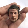 Épéiste de samouraï japonais miyamoto musash, sculpture de tête, modèle adapté au soldat masculin de 12 pouces, poupées corporelles, 1/6