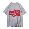 niall horan lovers club t shirt à manches courtes pour hommes et femmes, streetwear unisexe en coton, col rond, Été, harajuku, nouveau